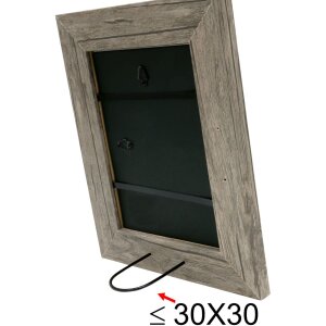 Cornice in legno S48SH 40x60 cm grigio-beige