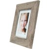 Cornice in legno S48SH 40x60 cm grigio-beige