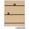Cornice in legno S48SH 40x60 cm grigio-beige
