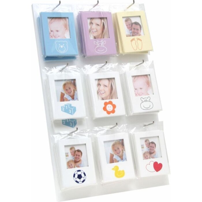 Mini cornice con motivo 3,5x4,5 cm con magnete