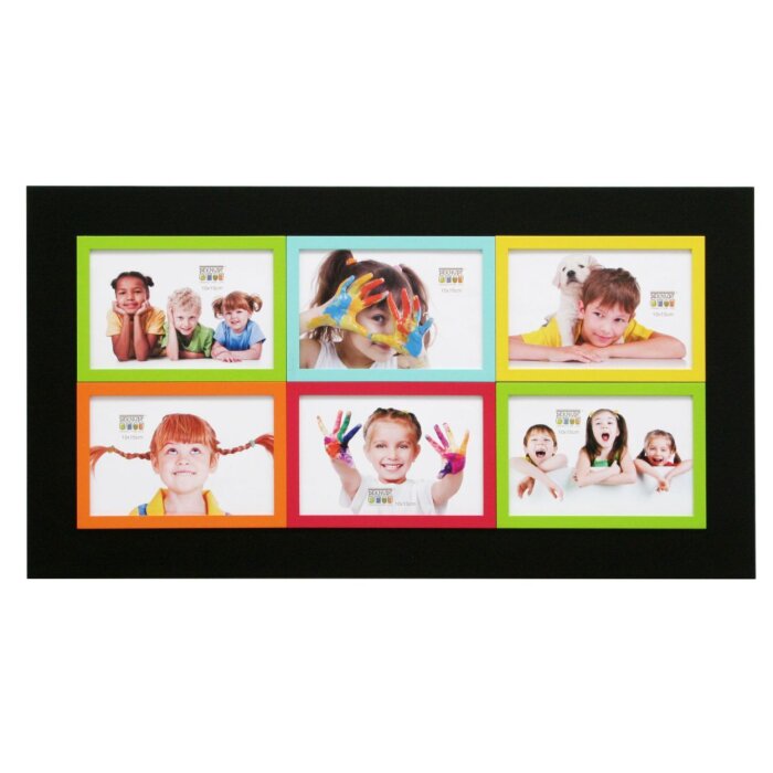 Deknudt Gallery Frame S67J nero 6 foto 10x15 cm