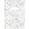 Copertina per quaderno A4 SCHOOLYDOO bianco