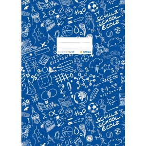Copertina per quaderno A4 SCHOOLYDOO blu