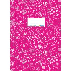 Copertina per quaderno A4 SCHOOLYDOO rosa