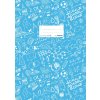 Copertina per quaderno A4 SCHOOLYDOO blu chiaro