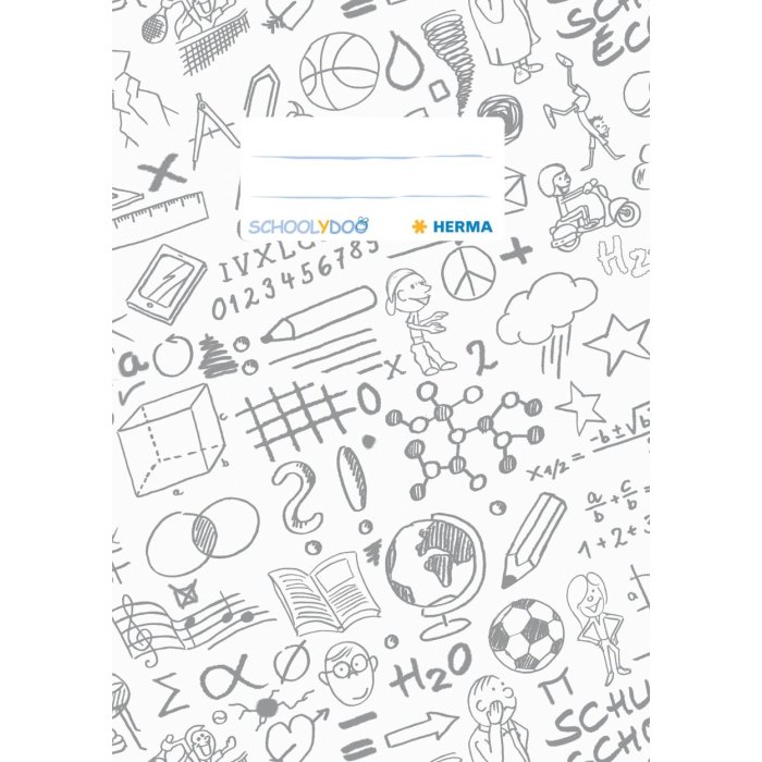 Copertina del quaderno A5 SCHOOLYDOO bianco