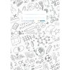 Copertina del quaderno A5 SCHOOLYDOO bianco