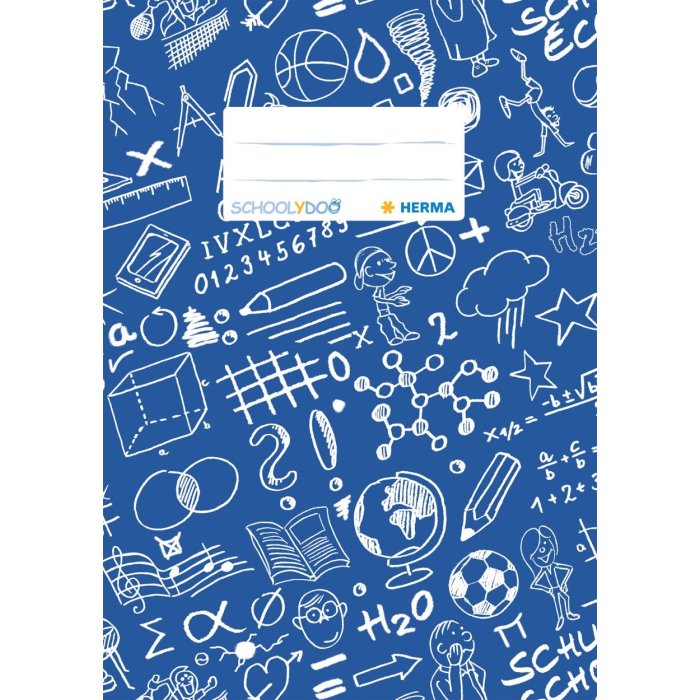 Copertina del quaderno A5 SCHOOLYDOO blu