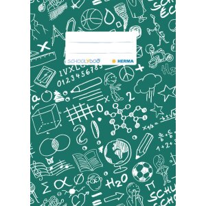 Copertina per quaderno a5 verde scuola