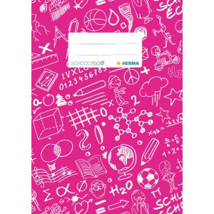 Copertina del quaderno A5 SCHOOLYDOO rosa