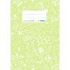 Copertina del quaderno A5 SCHOOLYDOO verde chiaro