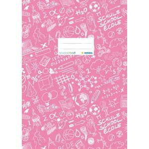 Copertina per quaderno A4 SCHOOLYDOO rosa