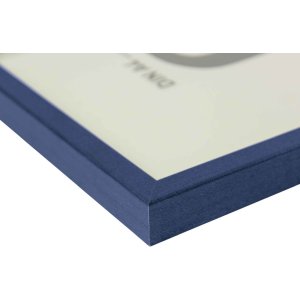 Cornice di legno a clip Quadrum 21x30 cm blu