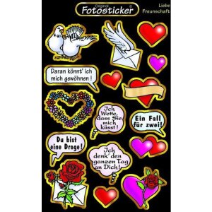 Adesivo Amore Amicizia - Motivo 6