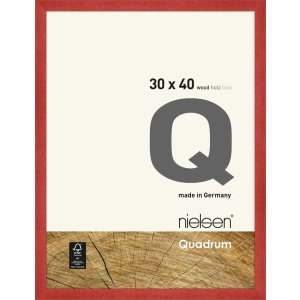 Telaio smontabile in legno Quadrum 30x40 cm rosso
