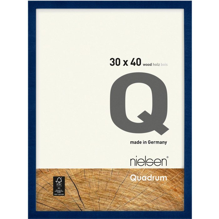Telaio smontabile in legno Quadrum 40x50 cm blu