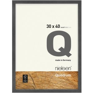 Cornice in legno a clip Quadrum 40x40 cm grigio