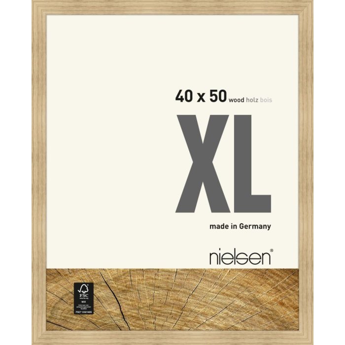 Cornice Nielsen in legno XL 40x50 cm rovere naturale