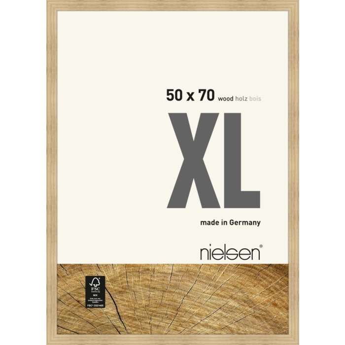 Cornice Nielsen in legno XL 50x70 cm rovere naturale