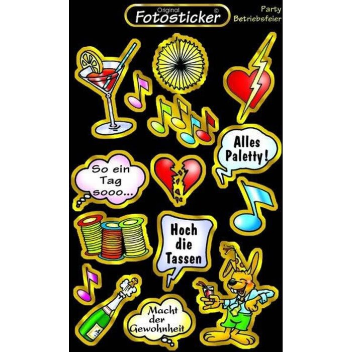 Sticker Party - Party Company Party - Motivo 5