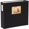 HNFD XL Album fotografico LONA nero 37,5x34 cm 168 pagine bianche