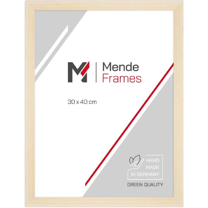 Cornice in legno Classic 40x40 cm vetro normale natura