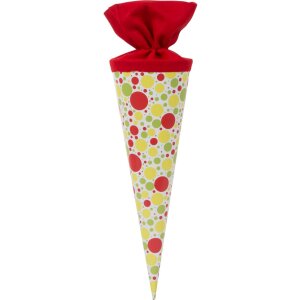 Borsa regalo libro oro a pois 35 cm