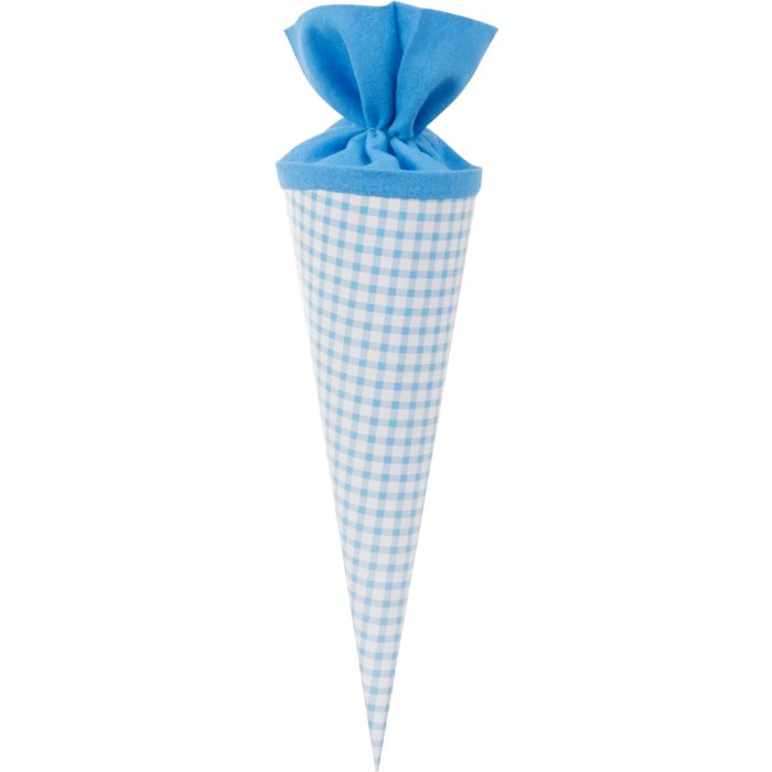 Goldbuch Borsa scuola Borsa regalo Check Blu 35 cm
