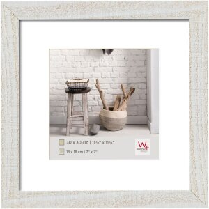 Walther Cornice in legno HOME 20x20 cm bianco polare con...