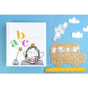 Walther Album per bambini Scuola delle fate 28x30,5 cm 50 pagine bianche