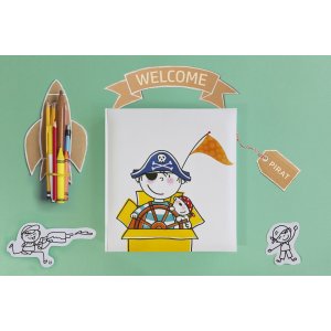 Walther Album per bambini Pirata asilo 28x30,5 cm 50 pagine bianche