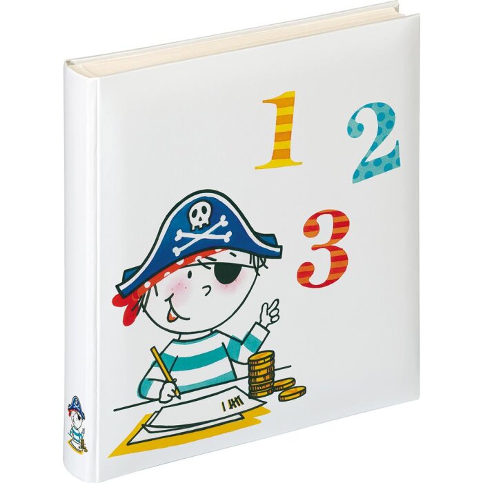 Walther Album per bambini Scuola Pirata 28x30,5 cm 50 pagine bianche