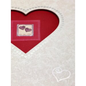Album a vite Matrimonio SINFONIA 30x33 cm bianco