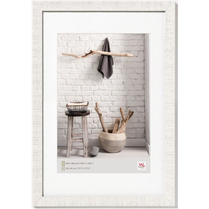 Home Cornice di legno 40x60 cm bianco polare