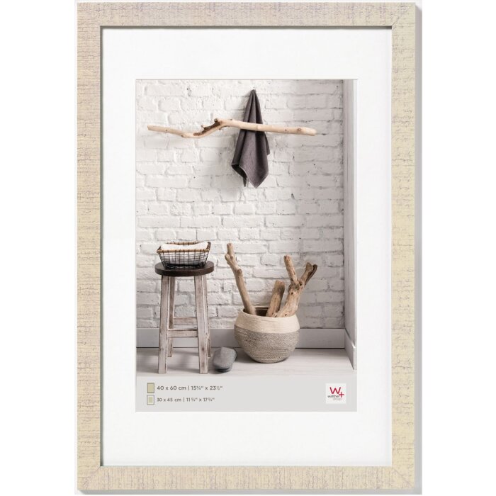 Home Cornice in legno 40x60 cm bianco crema