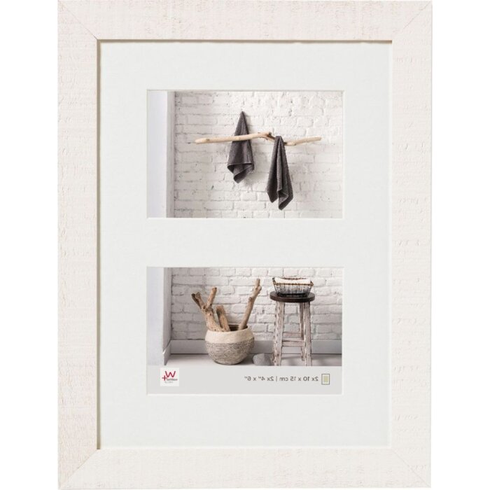 Walther Cornice da galleria in legno HOME 2 foto 10x15 cm bianco polare
