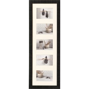 Walther cornice da galleria Home 5 foto 10x15 cm nero