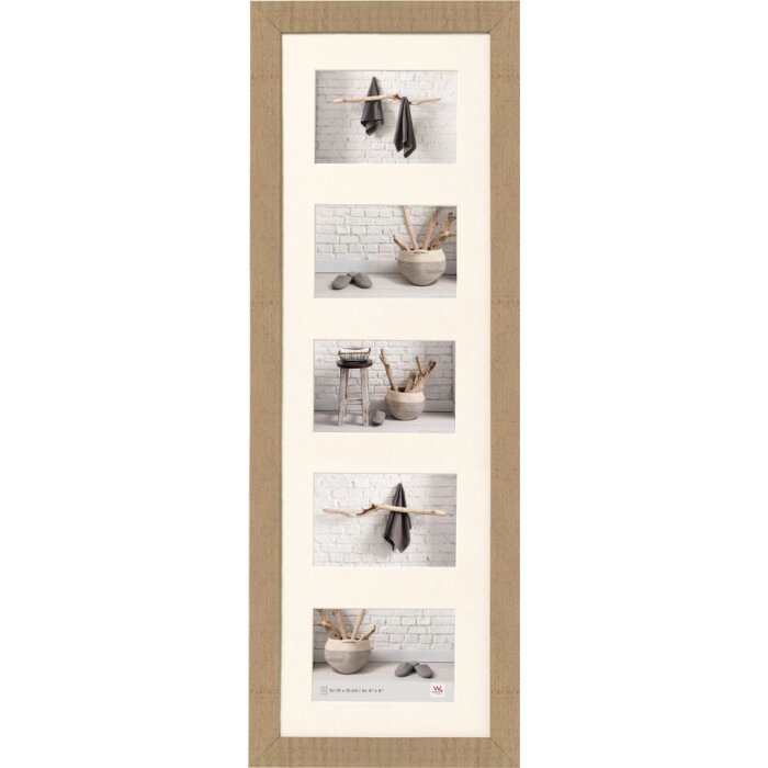 Walther Gallery Frame Home 5 foto 10x15 cm beige marrone