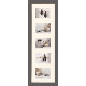 Walther cornice da galleria Home 5 foto 10x15 cm grigio