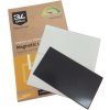 3 pezzi finestra di visualizzazione magnetica con foglio 35x102mm