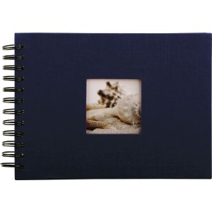 Henzo album a spirale Mika 21,5x16 cm assortito 50 pagine nere