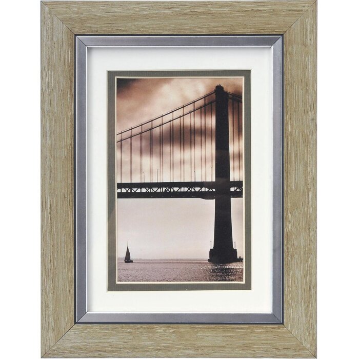 Cornice di plastica Frisco Bay 13x18 cm rovere