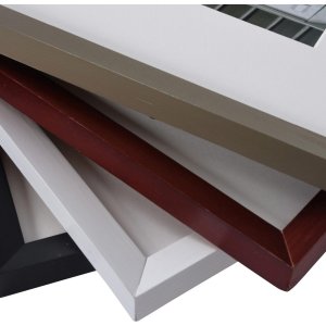 Cornice in legno Umbria 13x18 cm bianco
