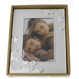 Cornice ritratto 10x15 cm cape coral bianco