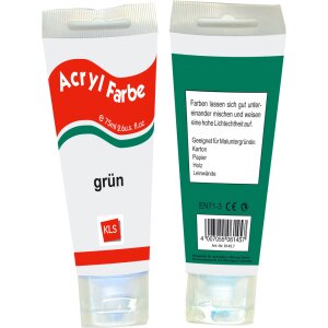 Vernice acrilica per artisti 75 ml verde