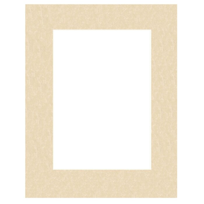 Passepartout 10x15 cm - 7x10 cm Perg Avorio Antico