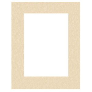 Passepartout 10x15 cm - 7x10 cm Perg Avorio Antico