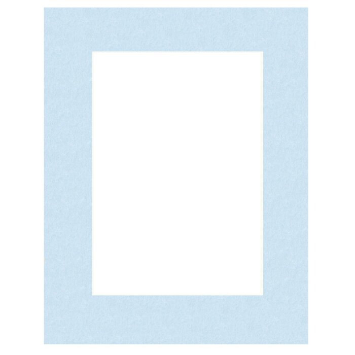 Passepartout 13x18 cm - 9x13 cm Perg Blue