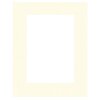 HNFD Passepartout 18x24 cm - 13x18 cm Avorio Liscio (Crema)
