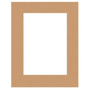 Passepartout 20x20 cm - 10x10 cm Noce